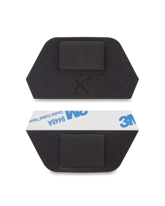 A close view of the front and back of the Pen Station notebook pen holder