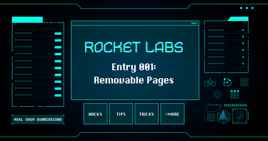 Rocket Labs Removable Pages