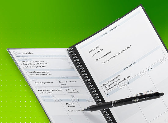 Rocketbook Core Reusable Smart Notebook, Innovative, Eco-Friendly,  Digitally Co 313112356355
