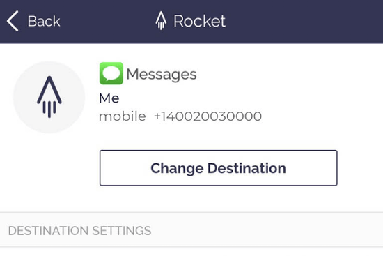 Integrating iMessage with the Rocketbook App