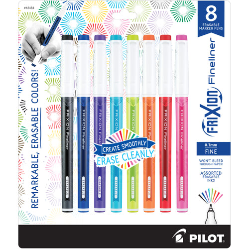 Frixion Fineliner Markers (8 Pack)