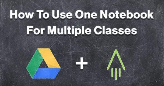 How To Use One Notebook For Multiple Classes