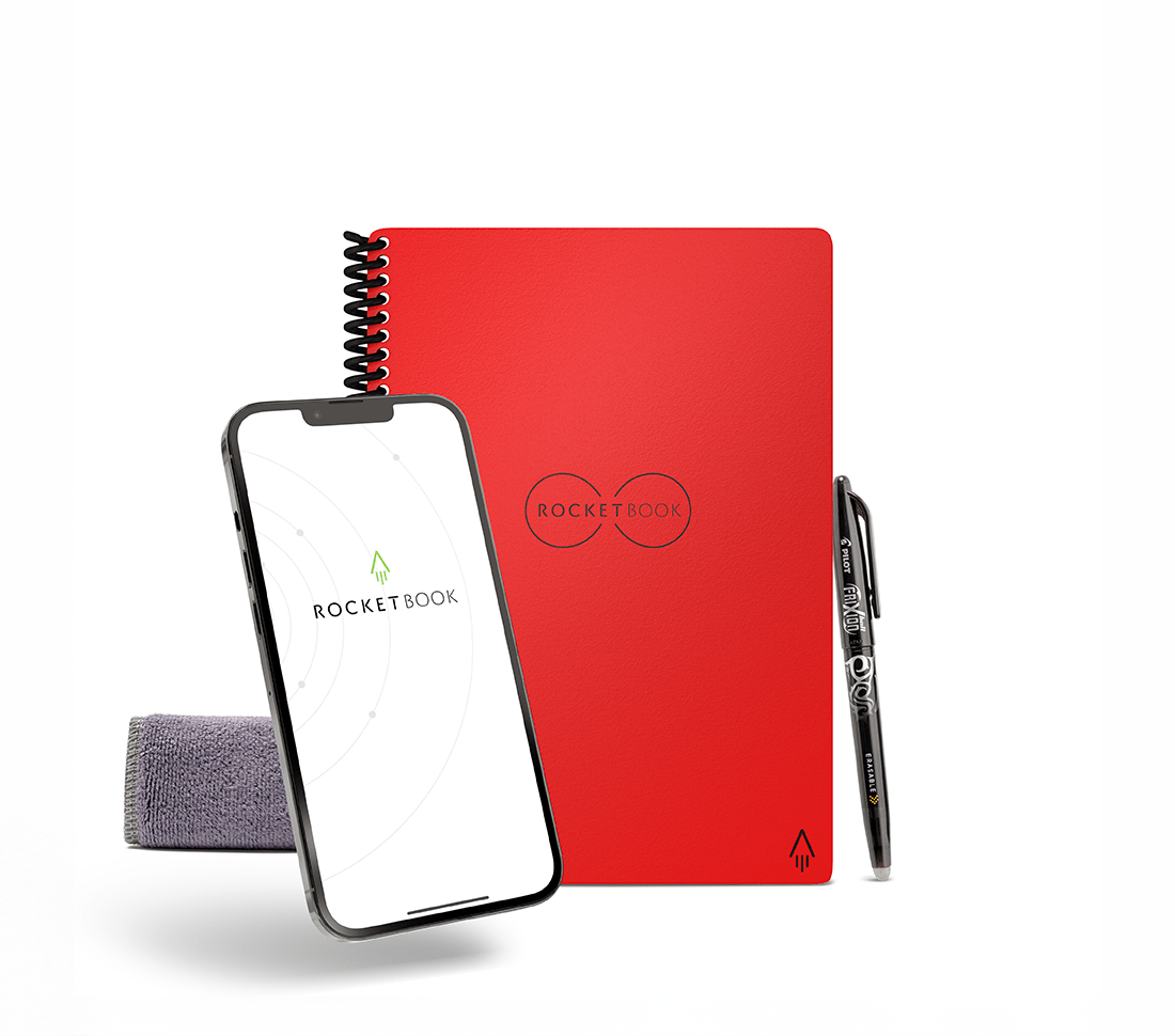 Rocketbook Core reusable spiral notebook, executive size