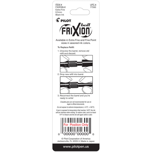 Frixion Ink Refills (3 Pack)
