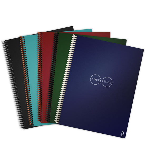Rocketbook Core Executive - Smart Notebook - Spiral-Bound - 18 Sheets / 36 Pages - Dotted - Teal