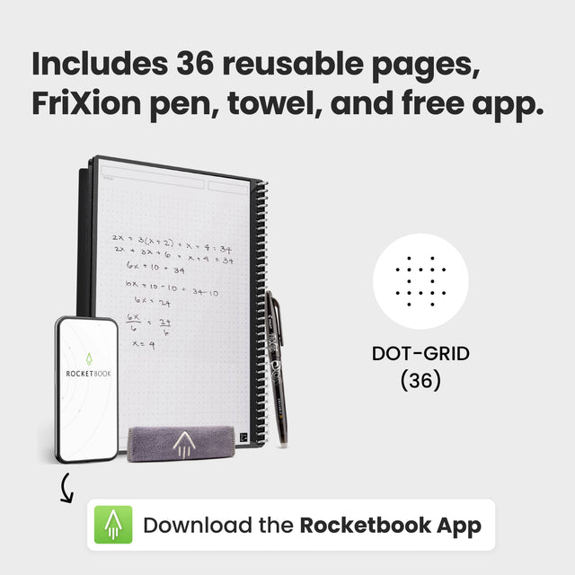 New Rocketbook Core | Reusable Notebook | Get Rocketbook