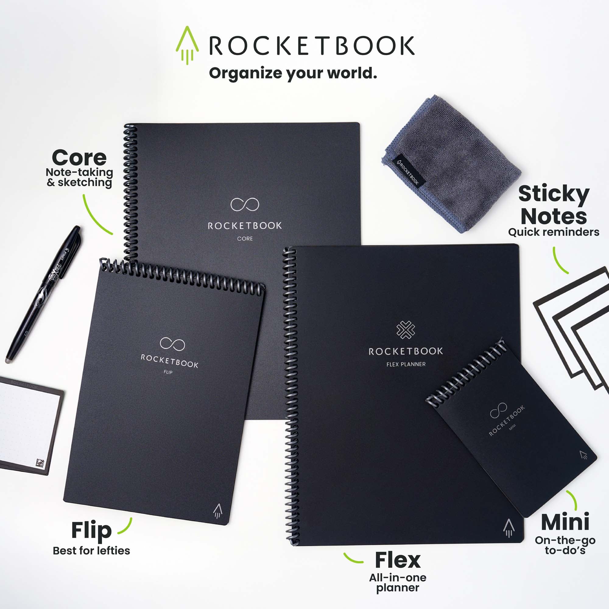 New Rocketbook Core | Reusable Notebook | Get Rocketbook