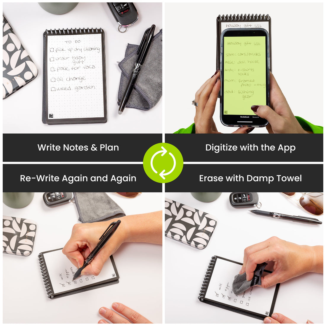 Rocketbook Mini | Reusable & Erasable | Rocketbook