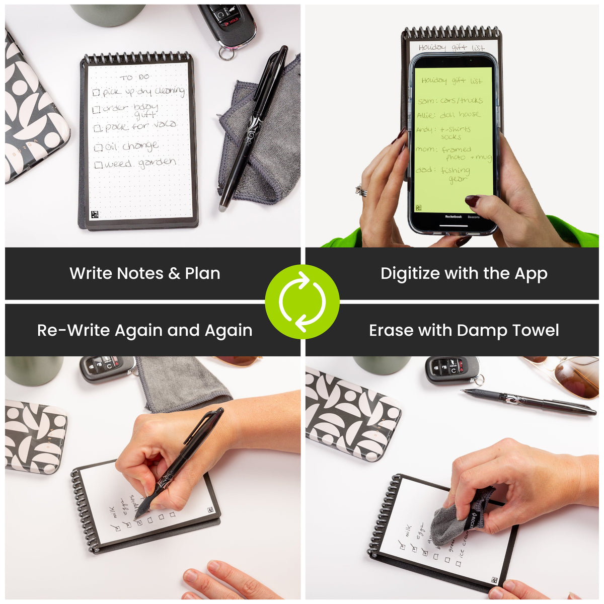 Rocketbook Mini | Reusable & Erasable | Rocketbook
