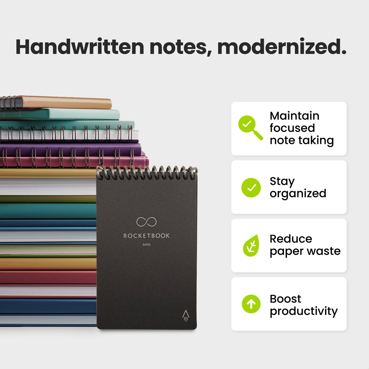 Rocketbook Mini | Reusable & Erasable | Rocketbook