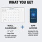 Rocketplanner Wall Calendar
