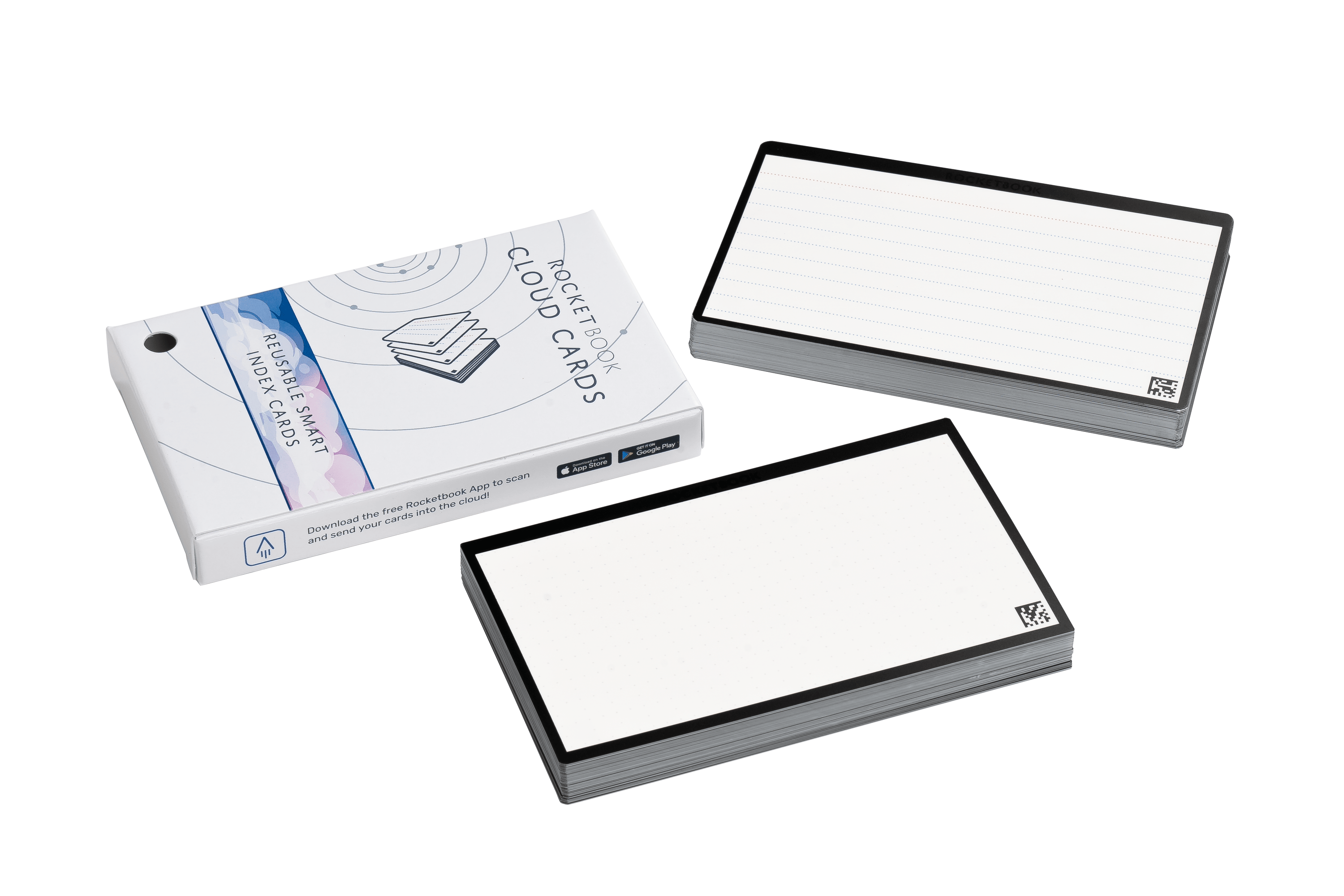 Index Cards 3” x 5” Reusable Flash Cards Rocketbook