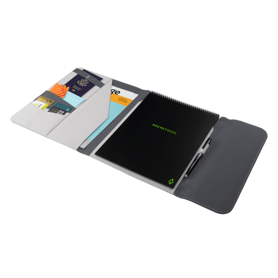  Rocketbook Smart Notebook Accessory Kit - 2 Black Capped  FriXion Pens, 1 Spray Bottle, 1 Microfiber Cloth, and 1 Pen Station  Scannable Notebook Accessories - Write, Scan, Erase, Reuse : Electronics