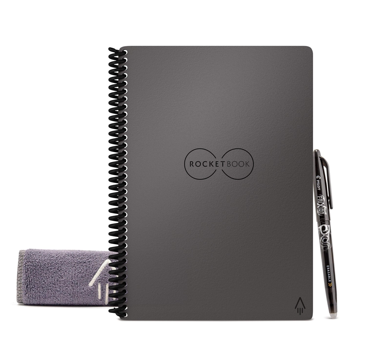 Rocketbook Core Reusable Smart Notebook | Digitally Connected Notebook with  Cloud Sharing Capabilities | Dotted, 6 x 8.8, 36 Pg, Infinity Black