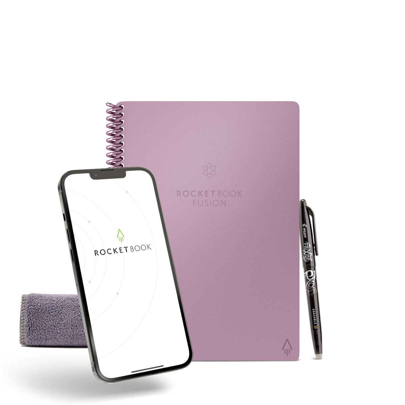 Rocketbook Planner & Notebook, Fusion : Reusable Smart Planner & Notebook |  Improve Productivity with Digitally Connected Notebook Planner | Dotted