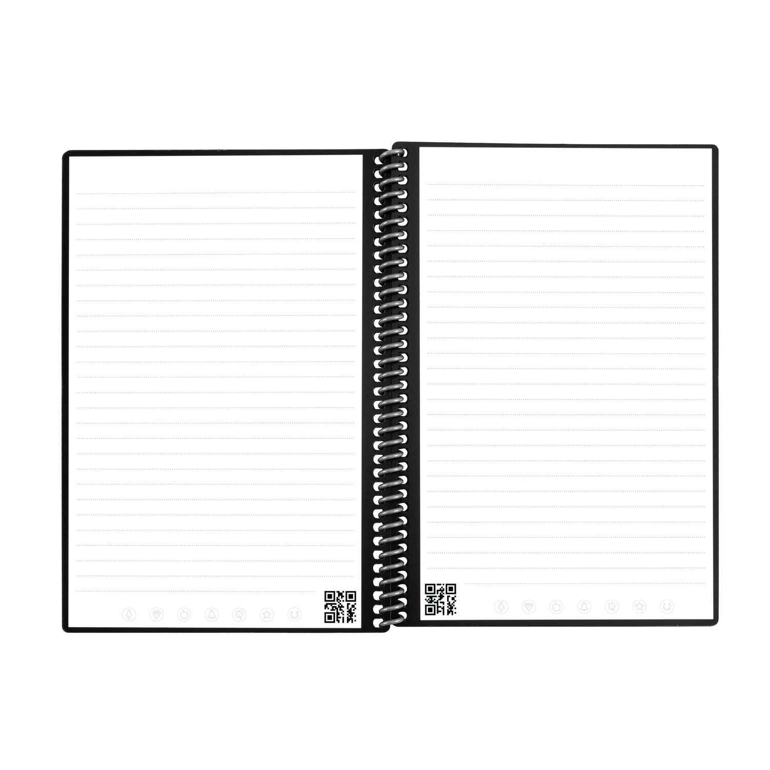 Top Bound Durable Spiral Notebooks with 300 Lined Pages, Portable