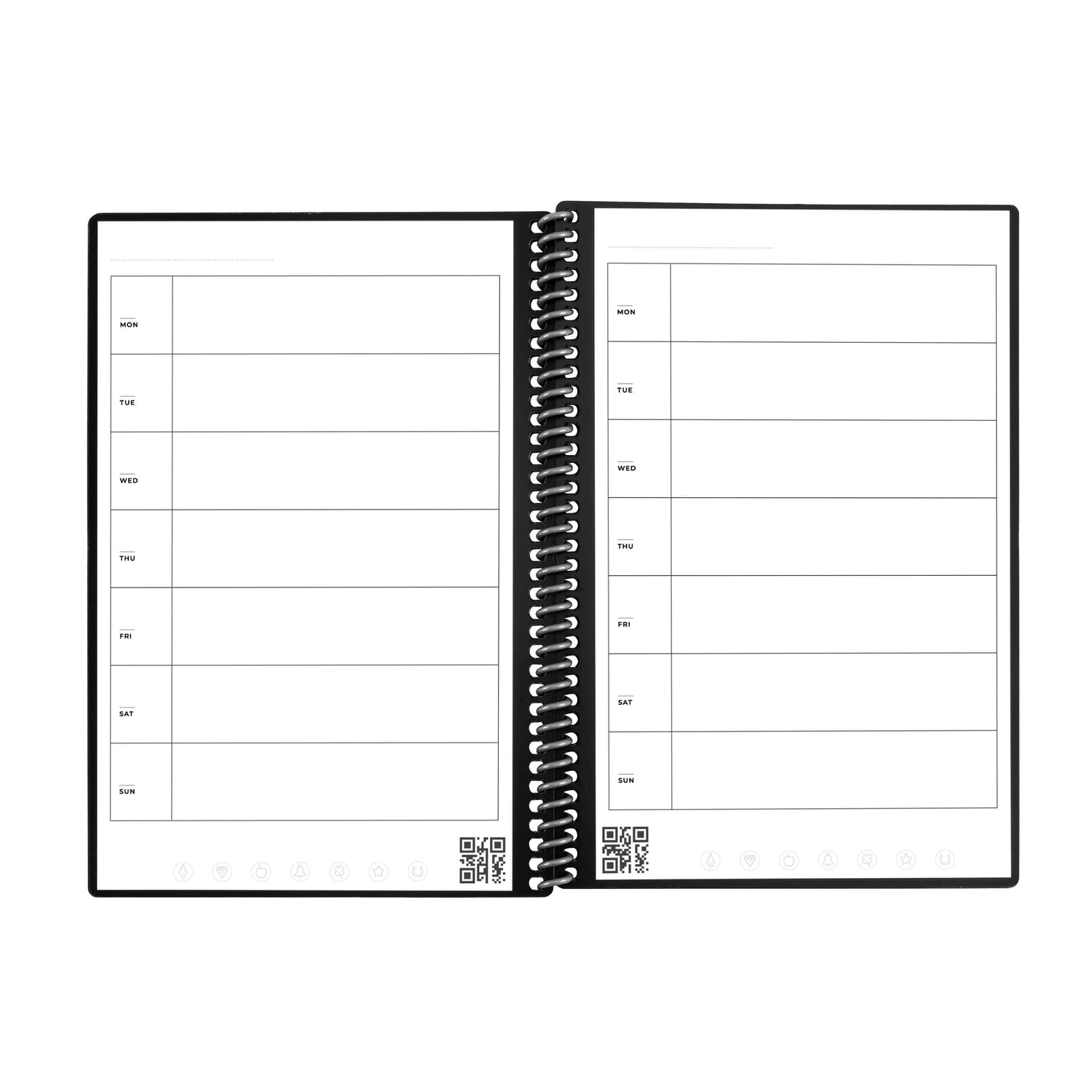 weekly calendar reusable pages