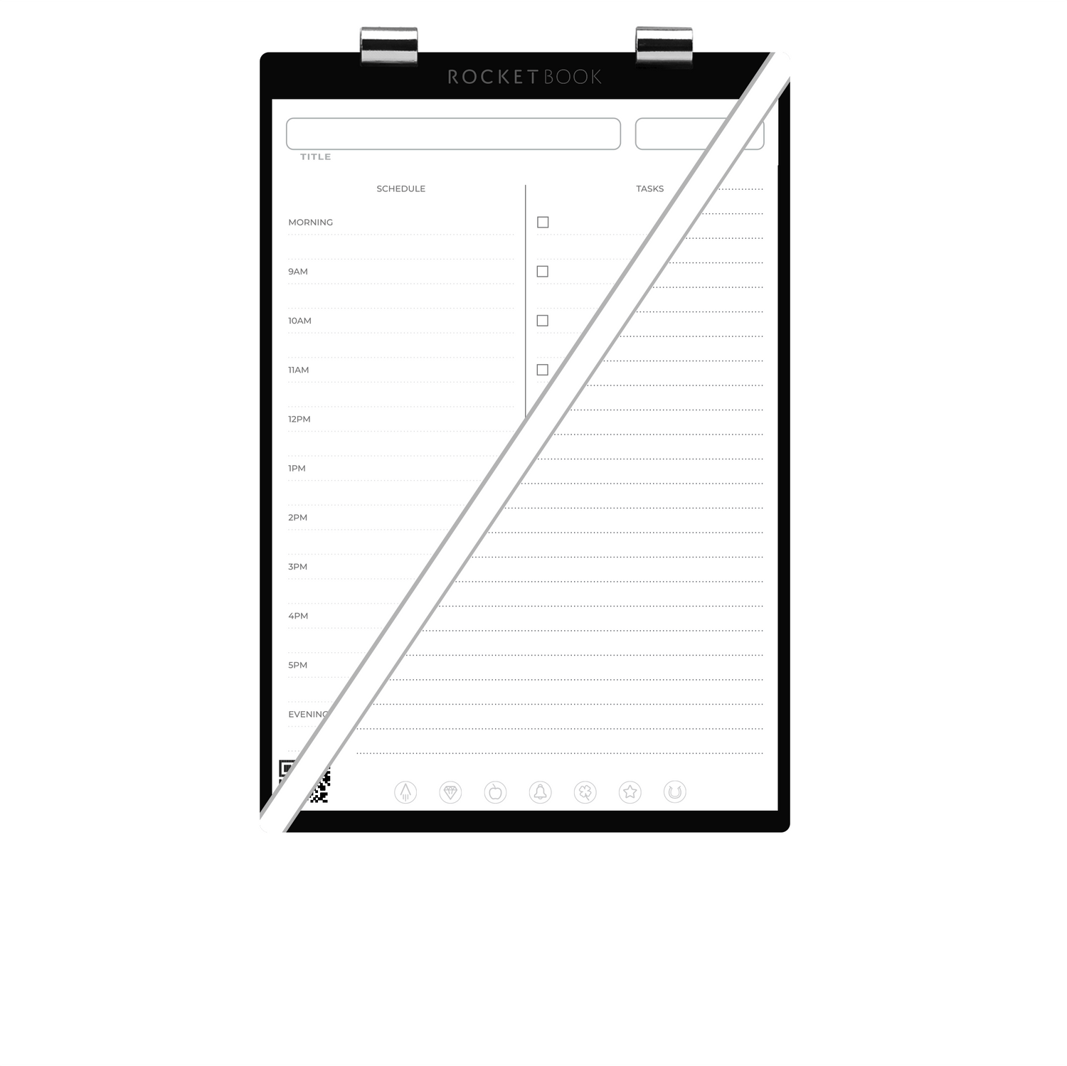 meta:{"Size":"Executive","Page Layout":"Daily Planner / Lined"}