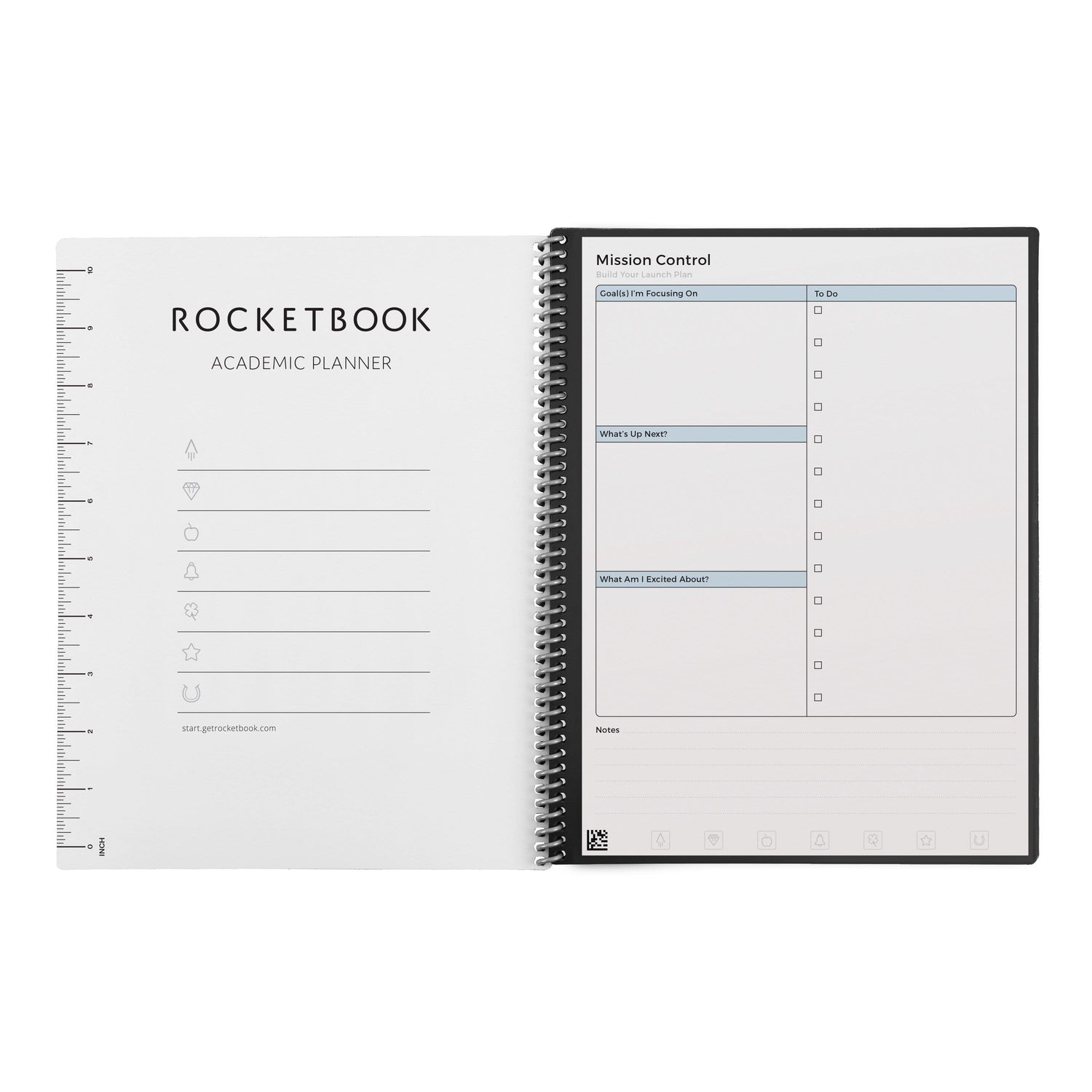 Weekly Planner Monthly Planner Dot Matrix Checkered Self