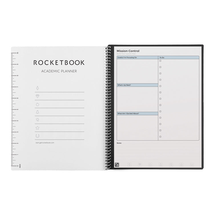 Rocketbook Core Smart Reusable Letter Size Notebook 8 12 x 11 1