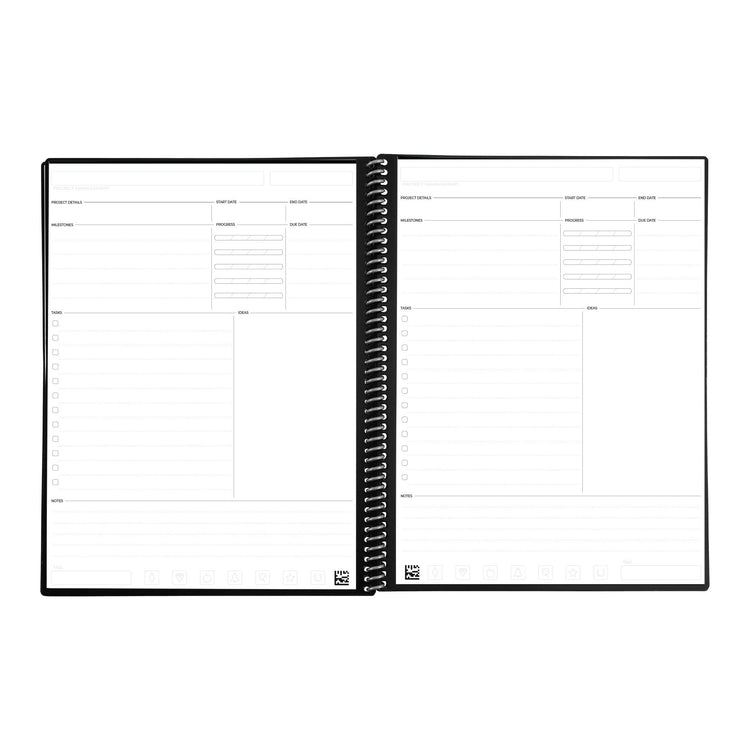 Two project management pages