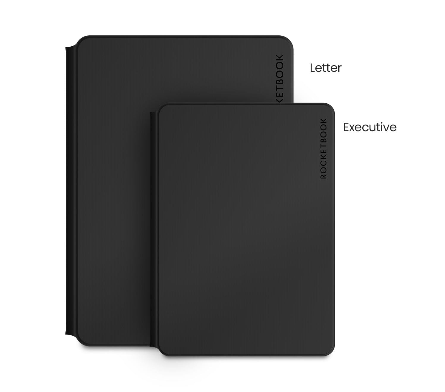 different sizes of the Rocketbook Pro - letter and executive