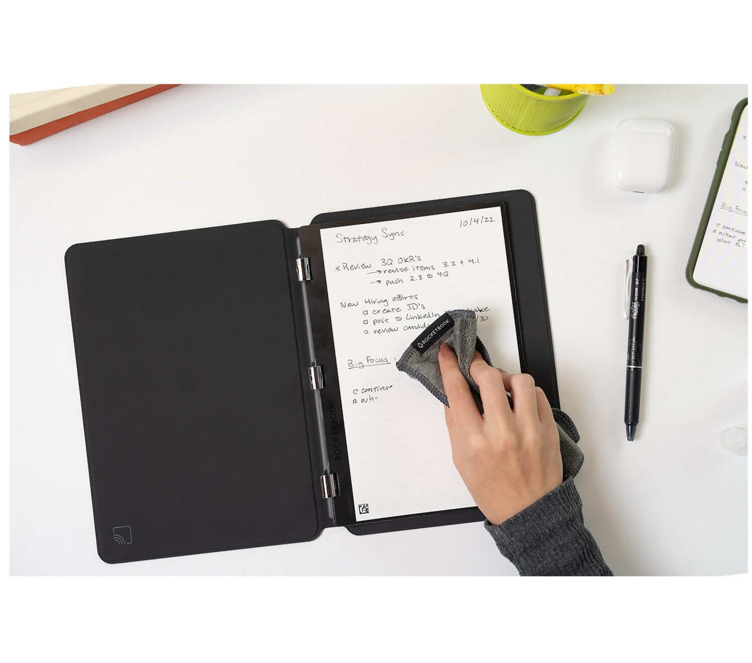 Professional Notebook | Reusable & Eco-Friendly | Rocketbook